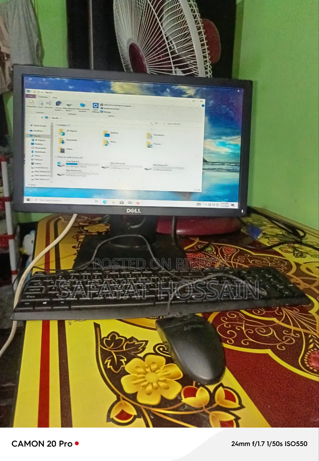 Gigabyte GA-H110MSTX-HD3-ZK 4GB Intel Core I5 HDD+SSD 256GB