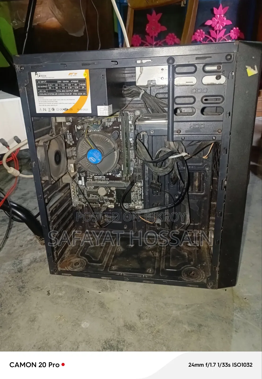 Gigabyte GA-H110MSTX-HD3-ZK 4GB Intel Core I5 HDD+SSD 256GB