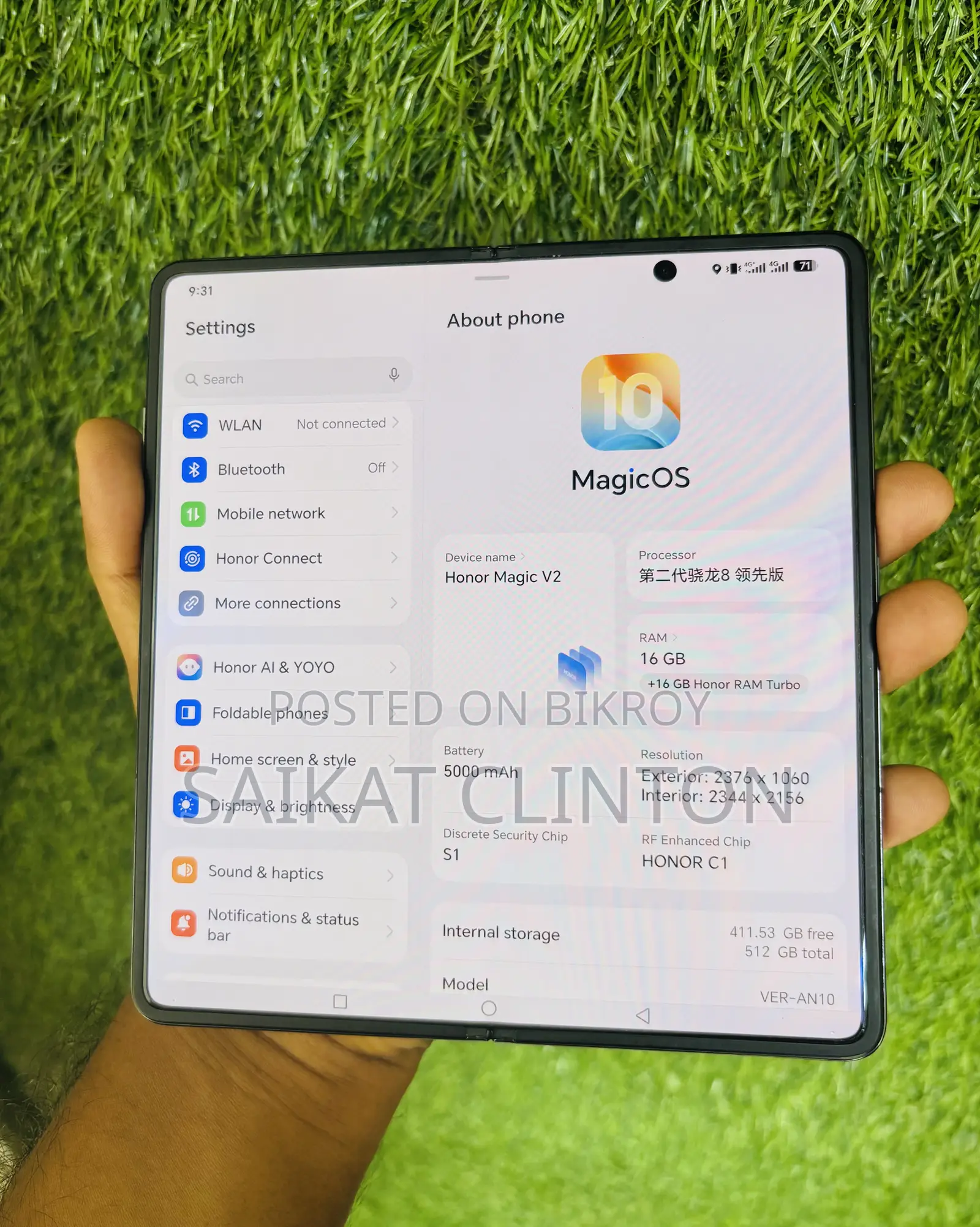 Honor Magic V2 512 GB Black