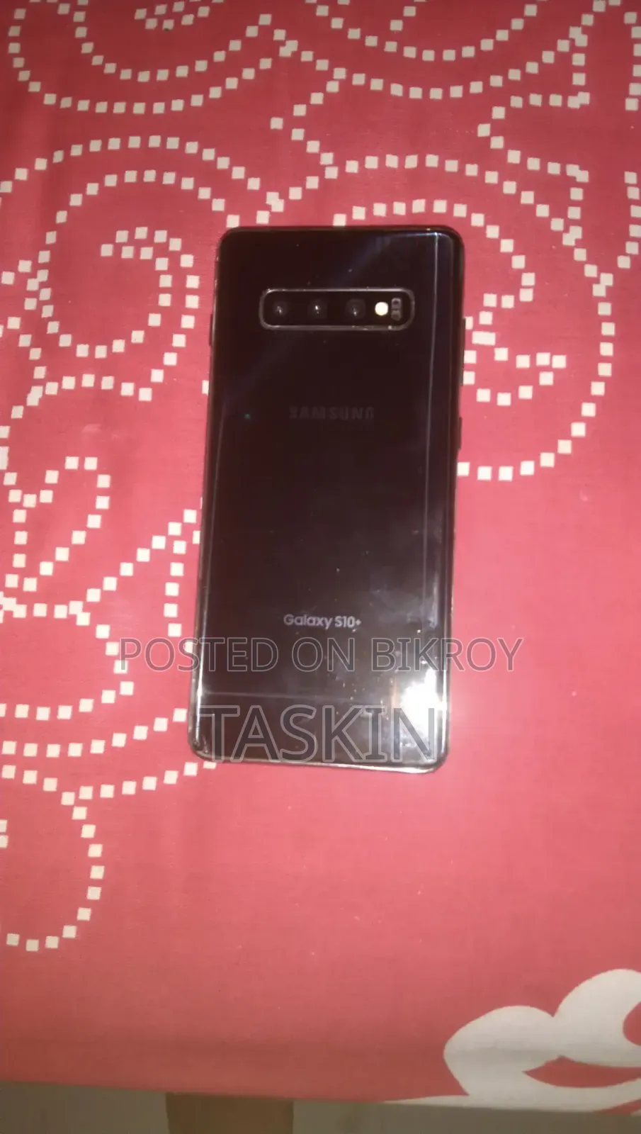 স্যামসাং গ্যালাক্সি এস ১০ প্লাস ১২৮ জিবি ব্ল্যাক