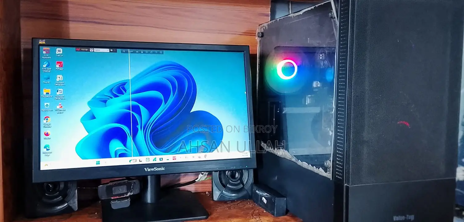 ডেস্কটপ কম্পিউটার ASUS 8GB Intel Core I3 HDD+SSD 128GB