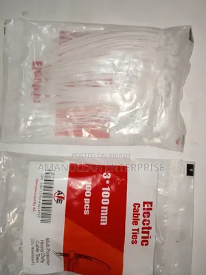 Buy Heavy Duty Electric Cable Ties 3x100mm | UV Resistant (05 Pack)