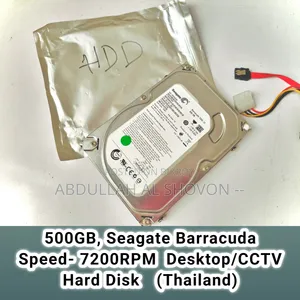 500GB 7200RPM Desktop/CCTV Hard Disk 96%