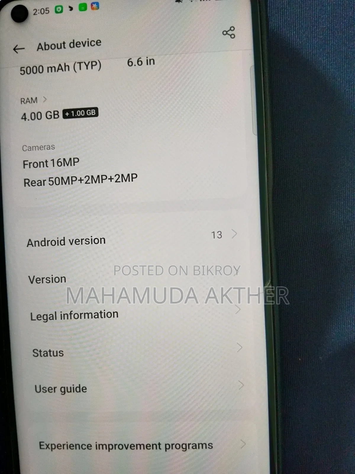 Realme Narzo 50 64 GB Black