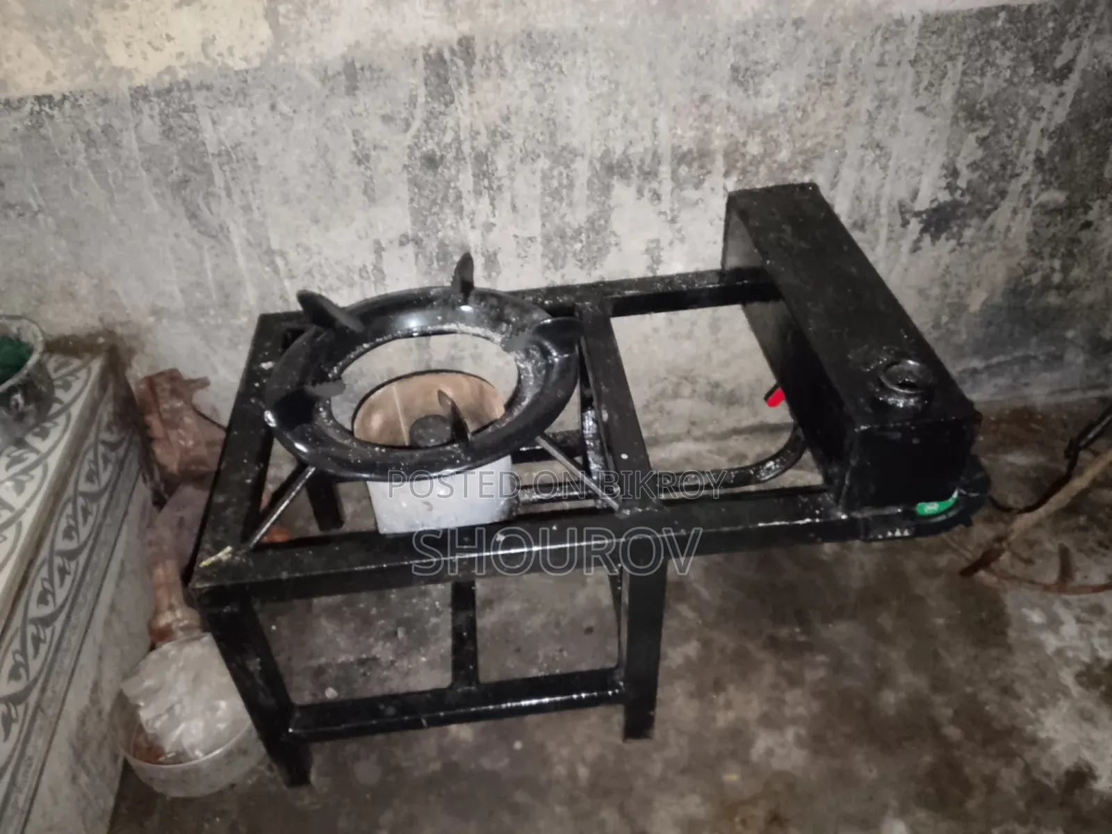 Used oil stove for a few days. Very economical.