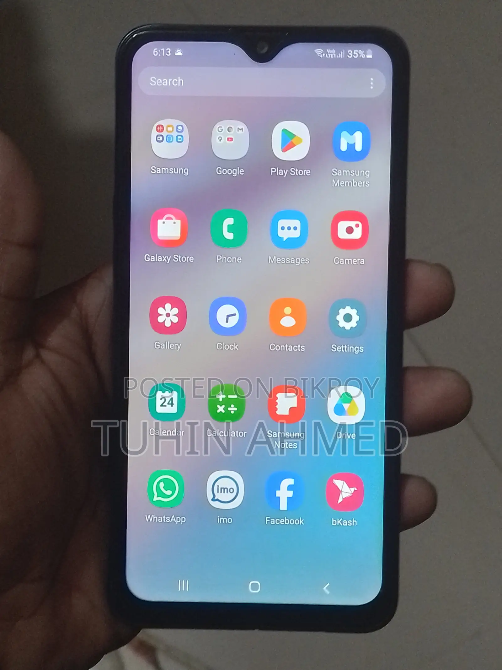 স্যামসাং এ১০ ৩২ জিবি ব্লু