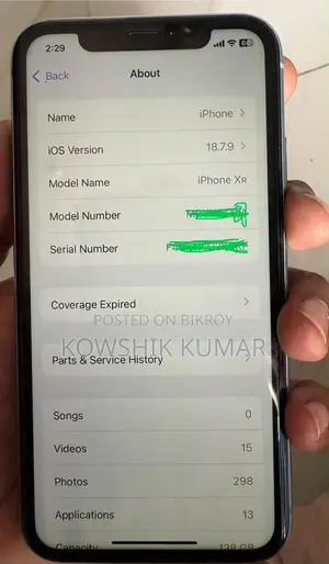 Apple iPhone XR 128 GB Blue