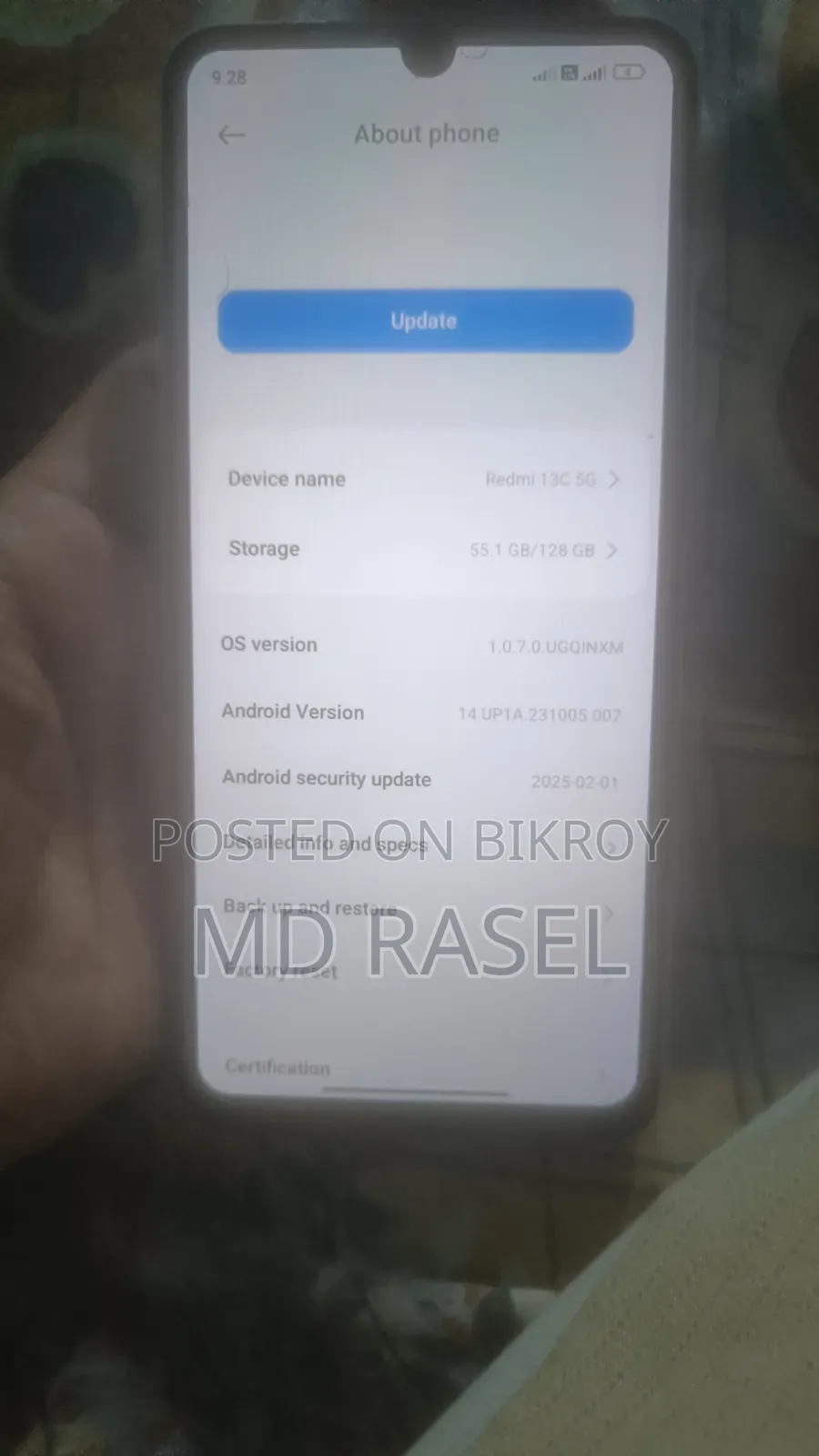 Xiaomi Redmi 13C 5G 128 GB