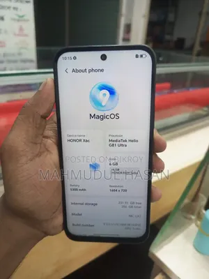 অনার এক্স৬সি ২৫৬ জিবি ব্ল্যাক