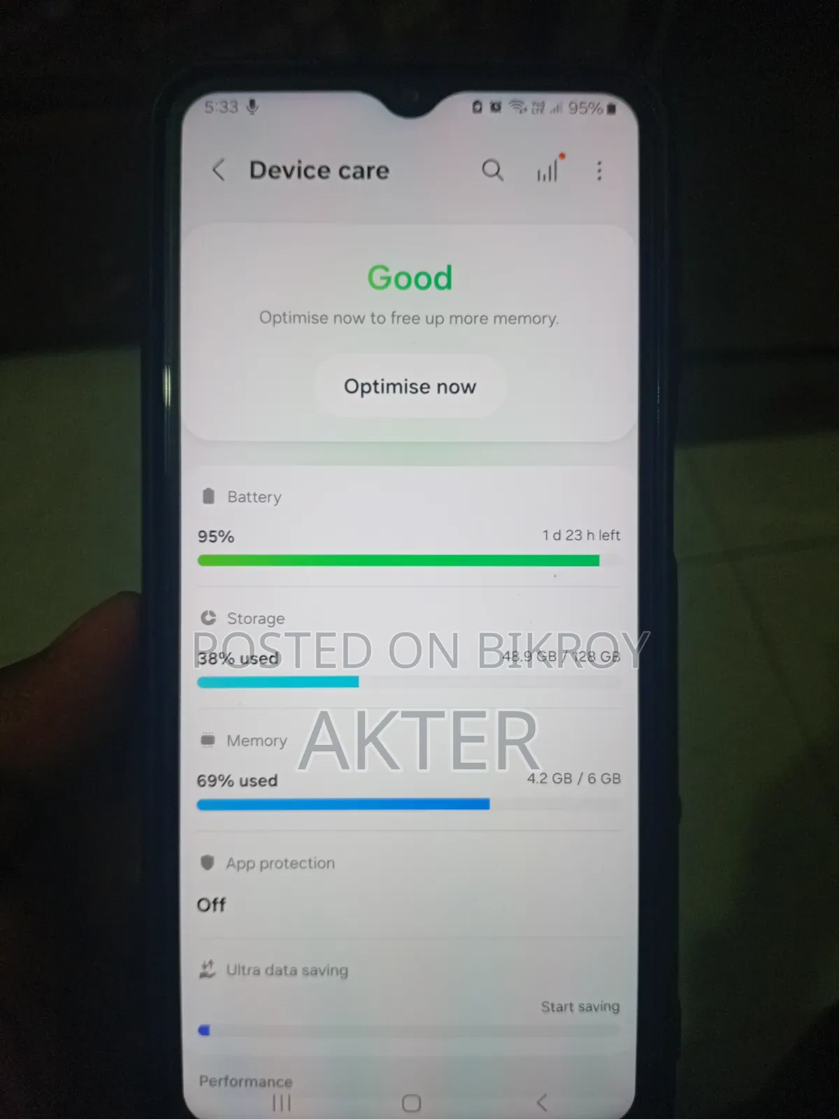 Samsung Galaxy F23 128 GB Green