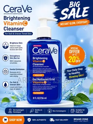 CeraVe Brightening Vitamin C Cleanser