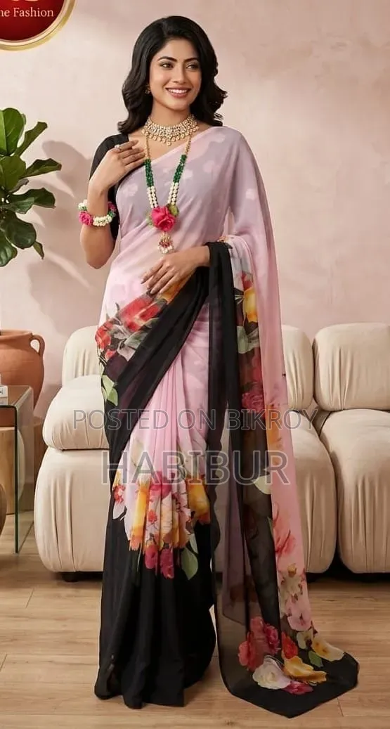 রঙধনু জর্জেট শাড়ি (Rongdhonu Georgette Saree)
