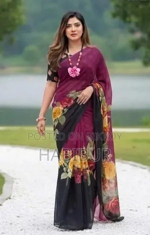 রঙধনু জর্জেট শাড়ি (Rongdhonu Georgette Saree)