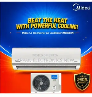 Inverter AC (Cooling Only) Midea 1.5 Ton 18,000 BTU