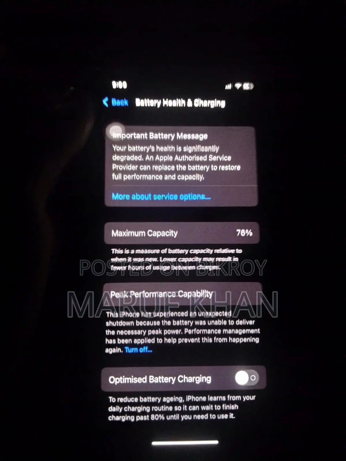 Apple iPhone X 256 GB Black