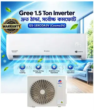GREE 1.5 Ton Inverter Air Conditioner LED Display With EMI