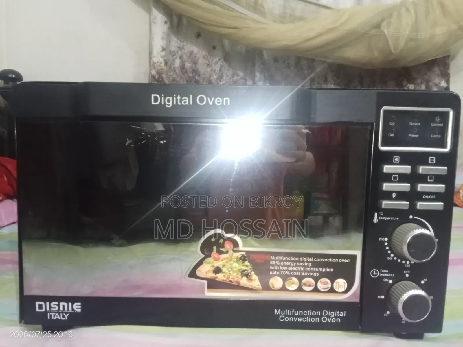 Disnie Italy DED034 34L Digital Combination Oven (11-in-1) | Like New