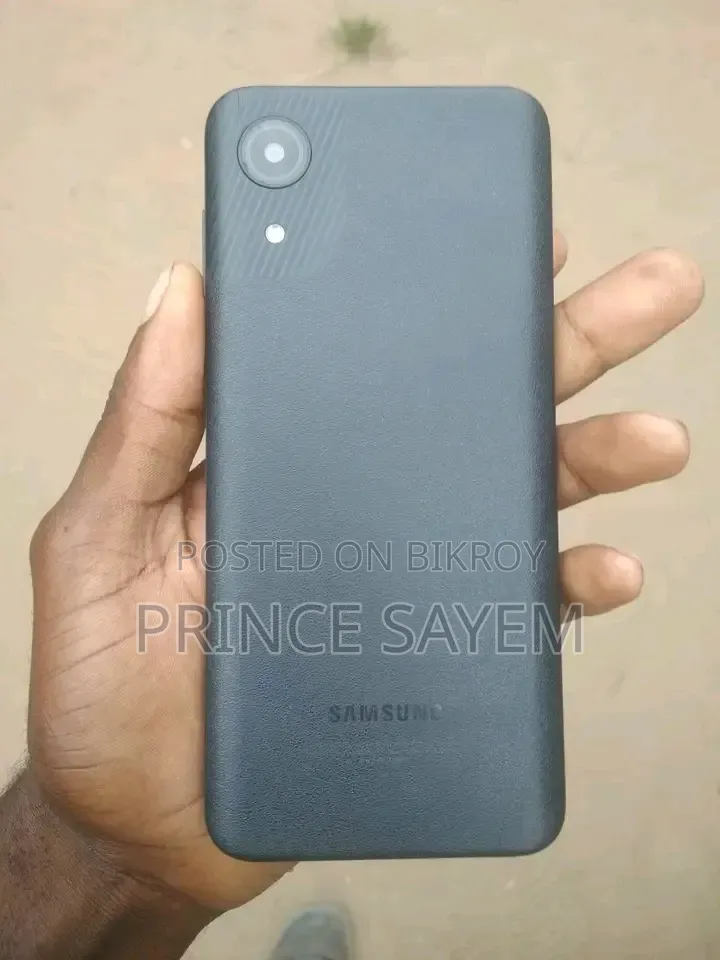 স্যামসাং গ্যালাক্সি এ০৩ কোর ৩২ জিবি ব্ল্যাক