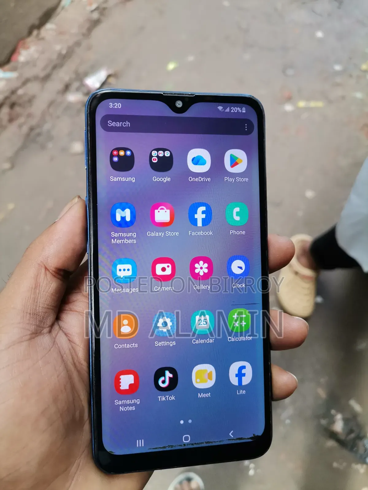 স্যামসাং গ্যালাক্সি এ১০এস ৩২ জিবি নীল