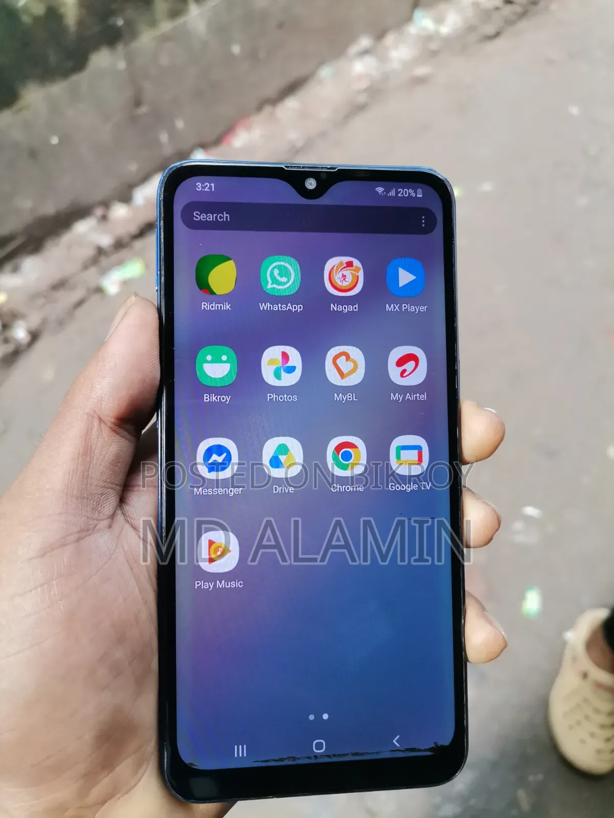 স্যামসাং গ্যালাক্সি এ১০এস ৩২ জিবি নীল