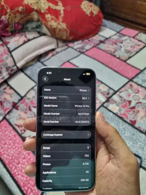 অ্যাপল আইফোন ১৩ প্রো ২৫৬ জিবি সিলভার