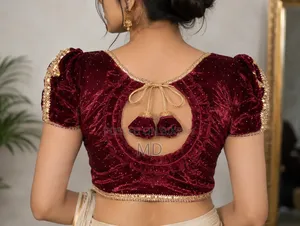 Stylish Princess Cut Shiny Silk Blouse | Soft, Comfortable & Attractive