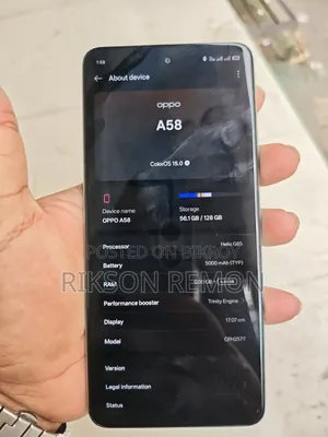 New Oppo A58 128 GB