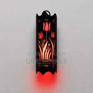 Handmade Tulip PVC Pipe Lamp | Wall Table 7-Color LED Night Light