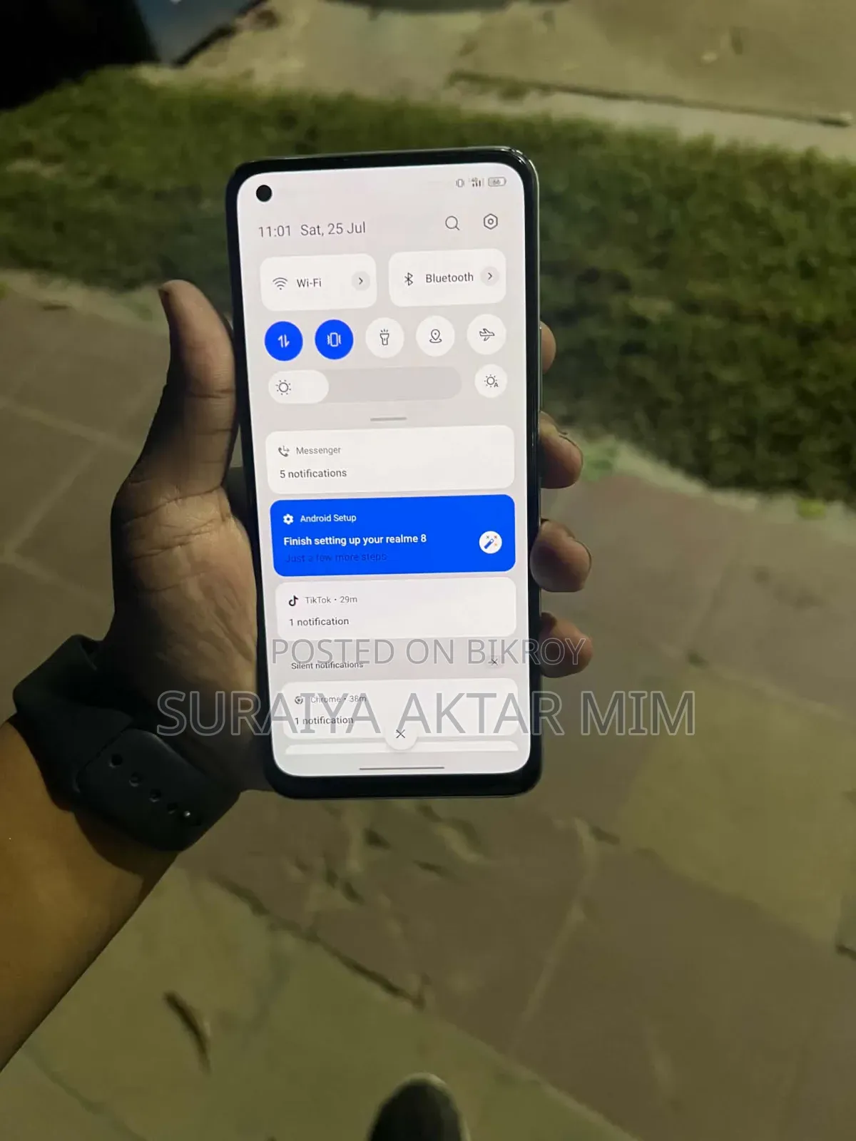রিয়েলমি ৮ ৫জি ১২৮ জিবি সিলভার