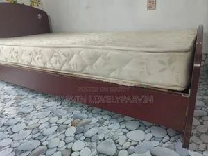 Otobi Brand Single Bed 4ft 6 Ft With 8 Inch Mattress