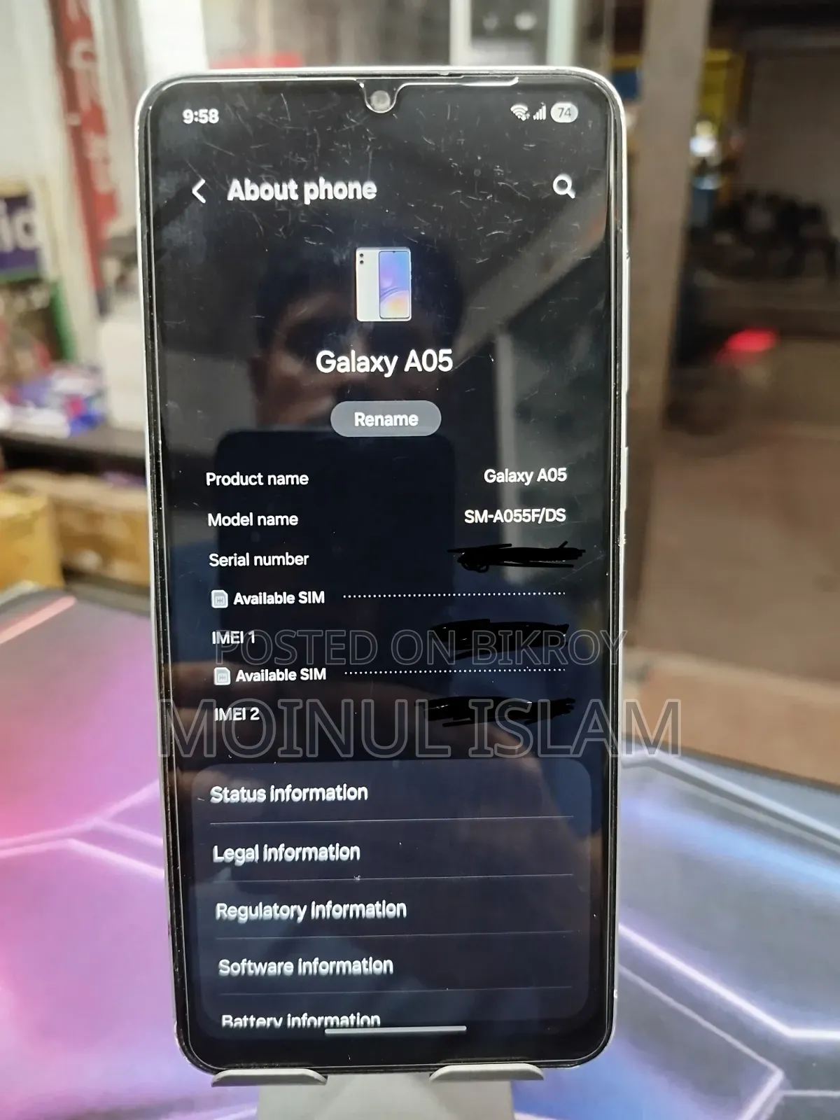 Samsung Galaxy A05 128 GB White