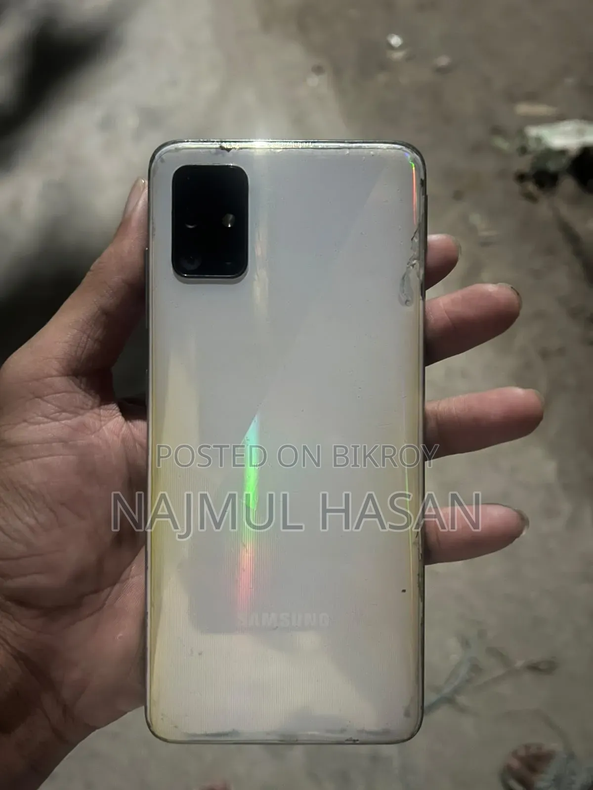 স্যামসাং গ্যালাক্সি এ৫১ ১২৮ জিবি হোয়াইট