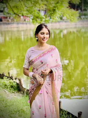 Pakistani Inspired Silk Saree