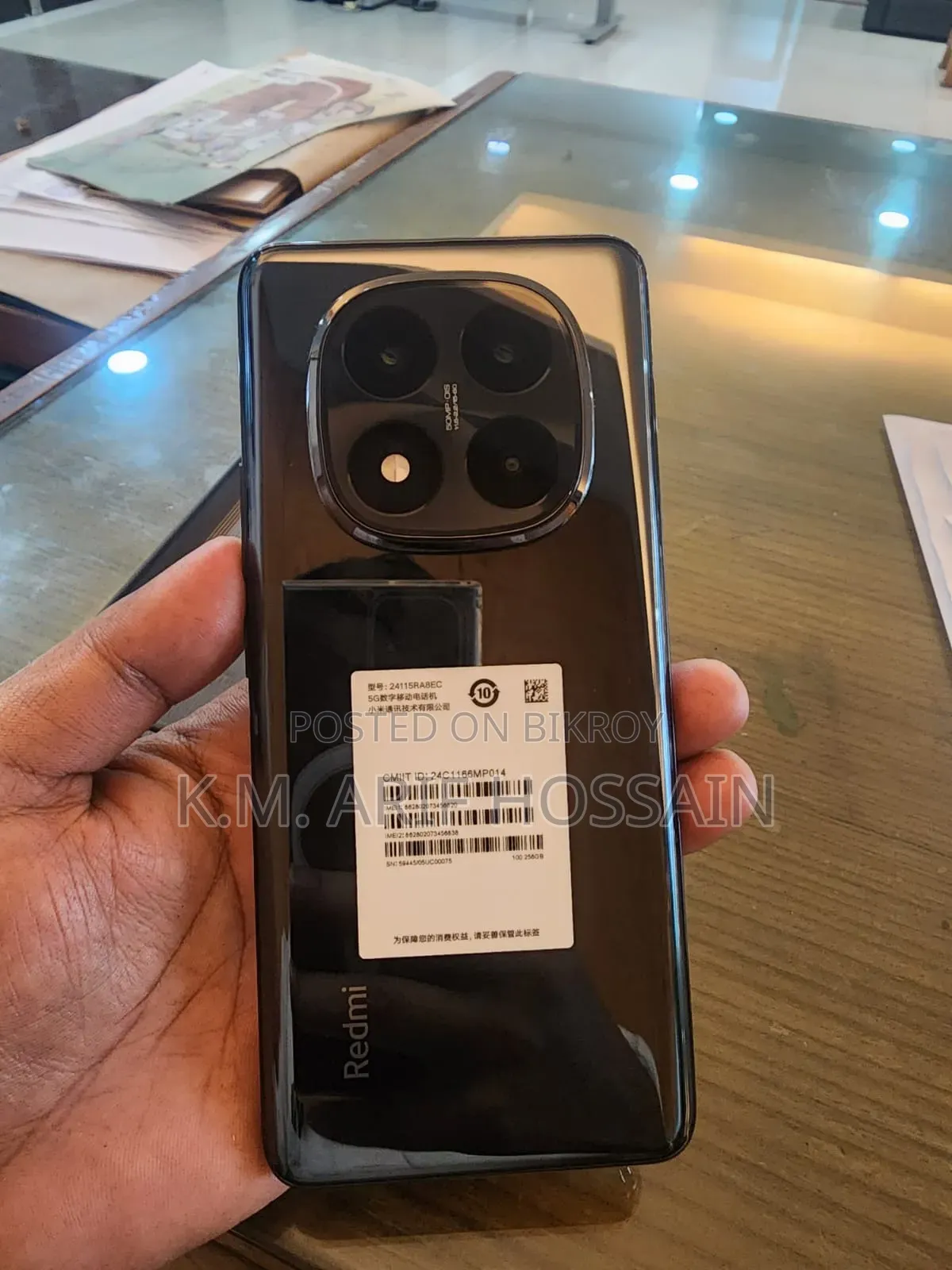 Xiaomi Redmi Note 14 Pro+ 5G 256 GB Black
