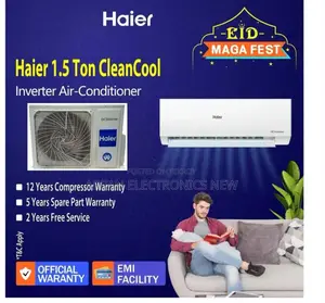 Haier HSU-19CleanCool 1.6 Ton Inverter AC Capacity (BTU)