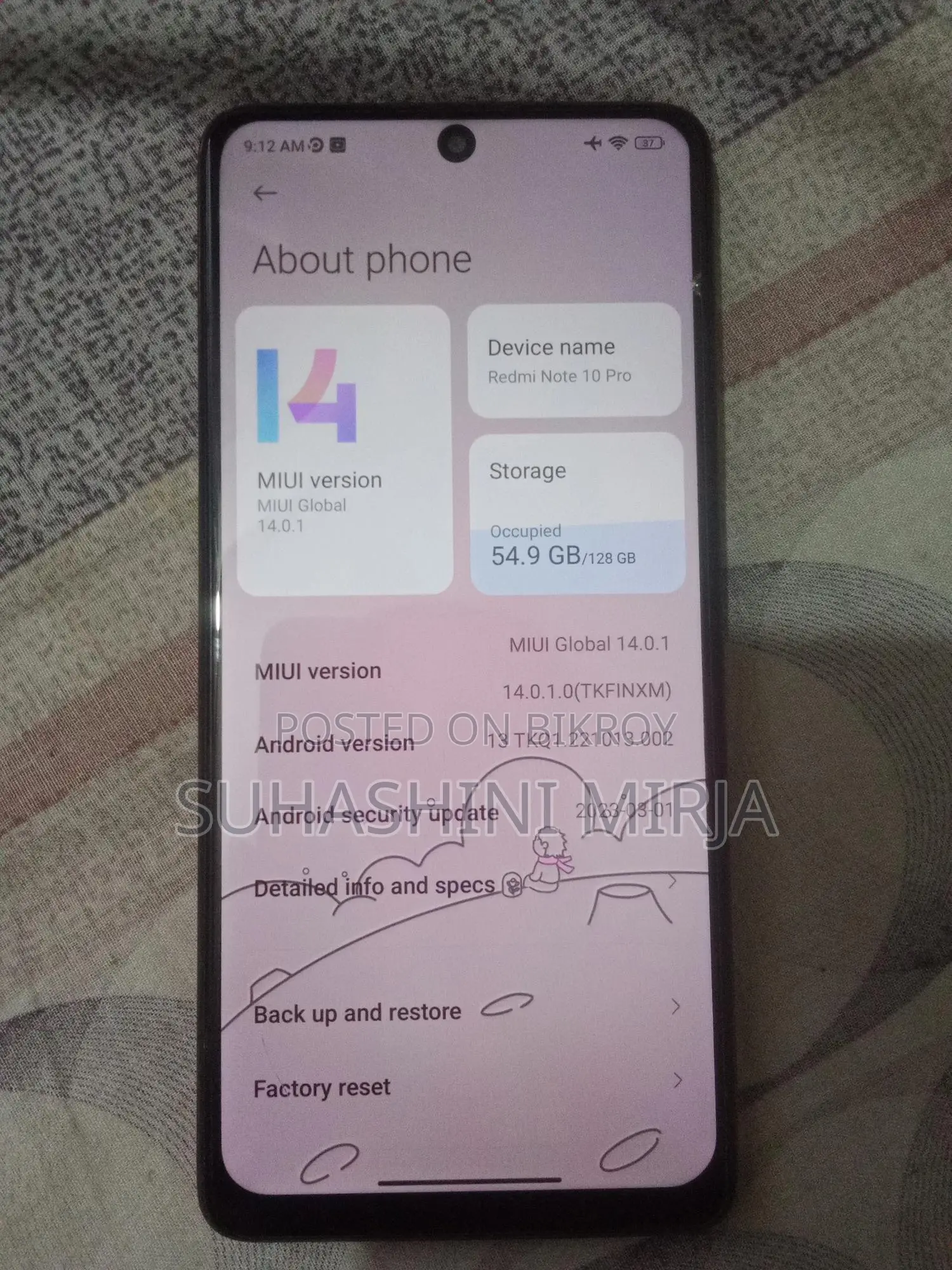 Xiaomi Redmi Note 11 128 GB Rose Gold