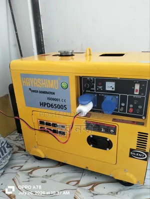 A 5KVA Generator will be sold