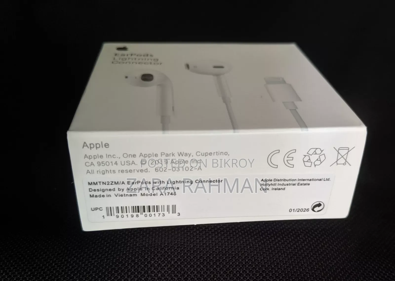 Original Apple EarPods Lightning Connector