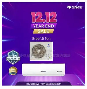 Gree Split Type Air Conditioner (1.5 Ton Inverter) LED Display