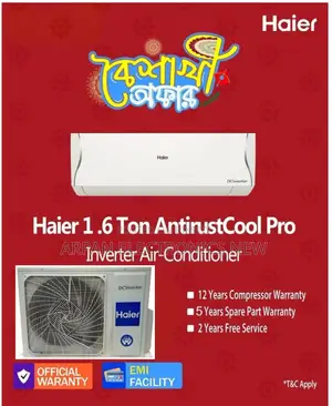 Haier 19AntirustCool 1.6 Ton Inverter AC Anti-Corrosion Technology