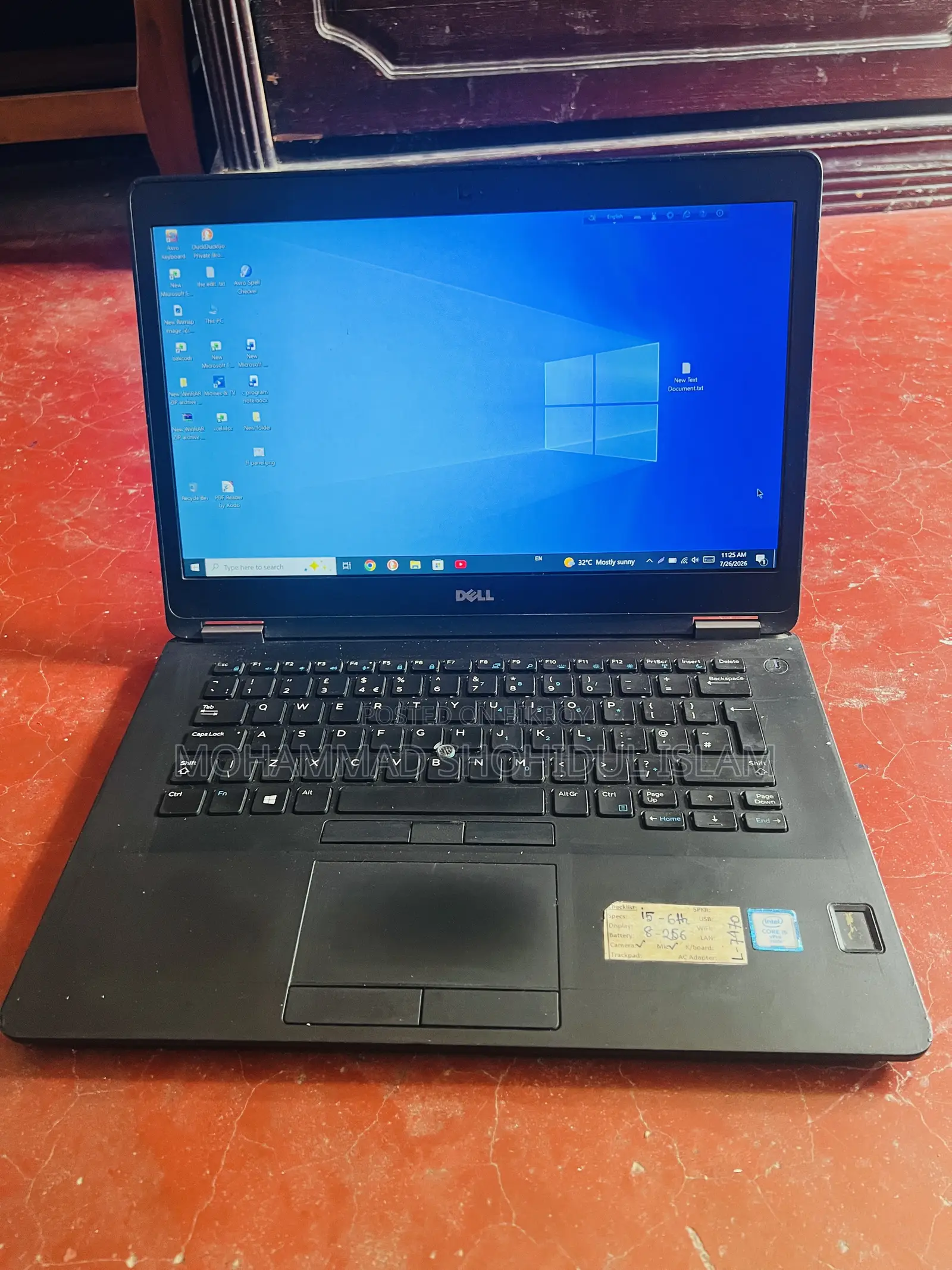 Laptop Dell Latitude E7470 8GB Intel Core I5 SSD 256GB