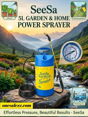 Premium 5L Pressure Sprayer | Ideal for Gardening Sanitizing