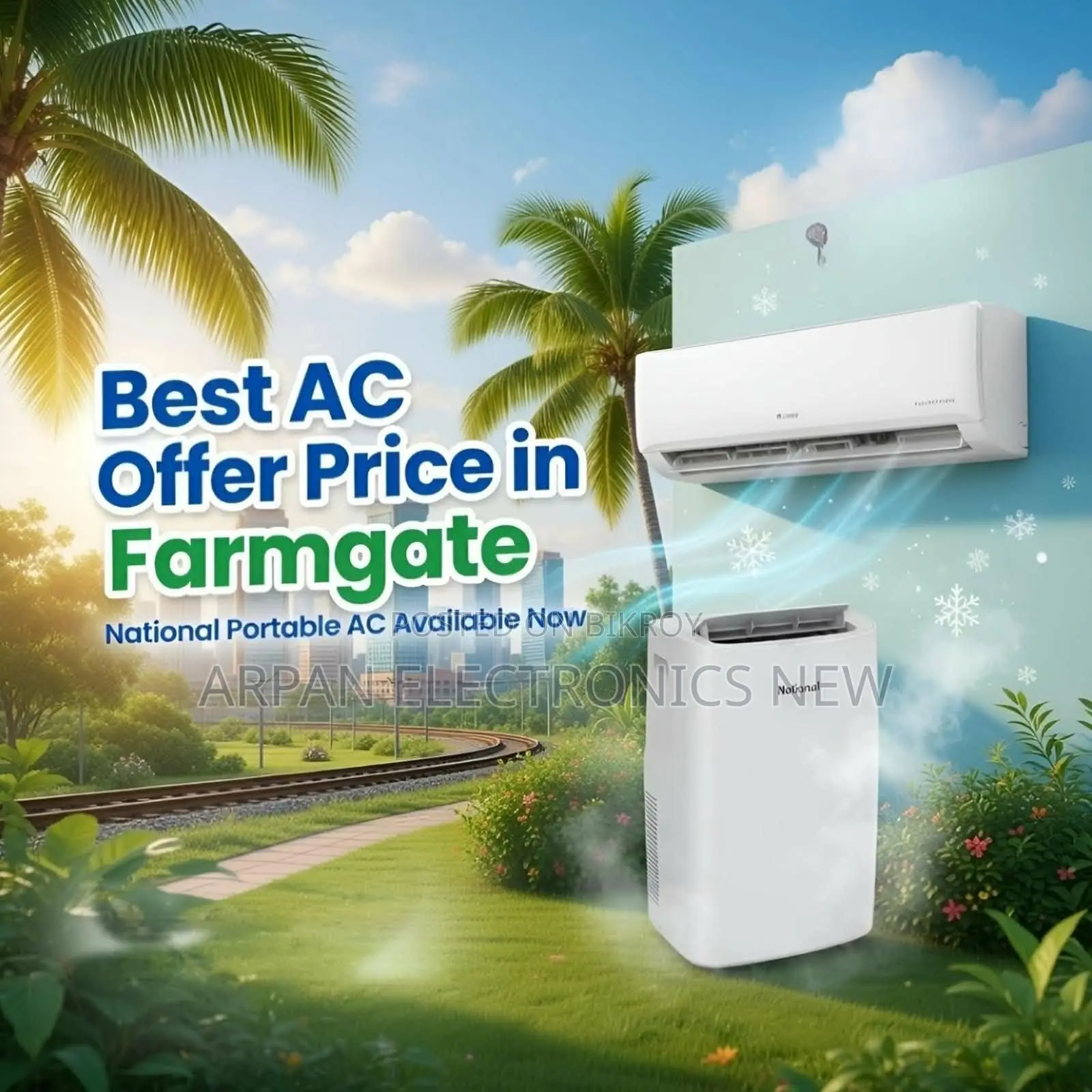 National Portable 1 Ton Air Conditioner
