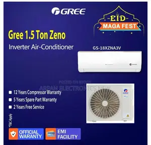 Wi-Fi Enabled for Smart Control via Mobile Gree Inverter AC 1.5 Ton