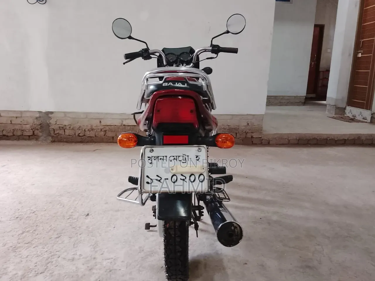 বাজাজ সিটি ১০০ ২০১২ রেড