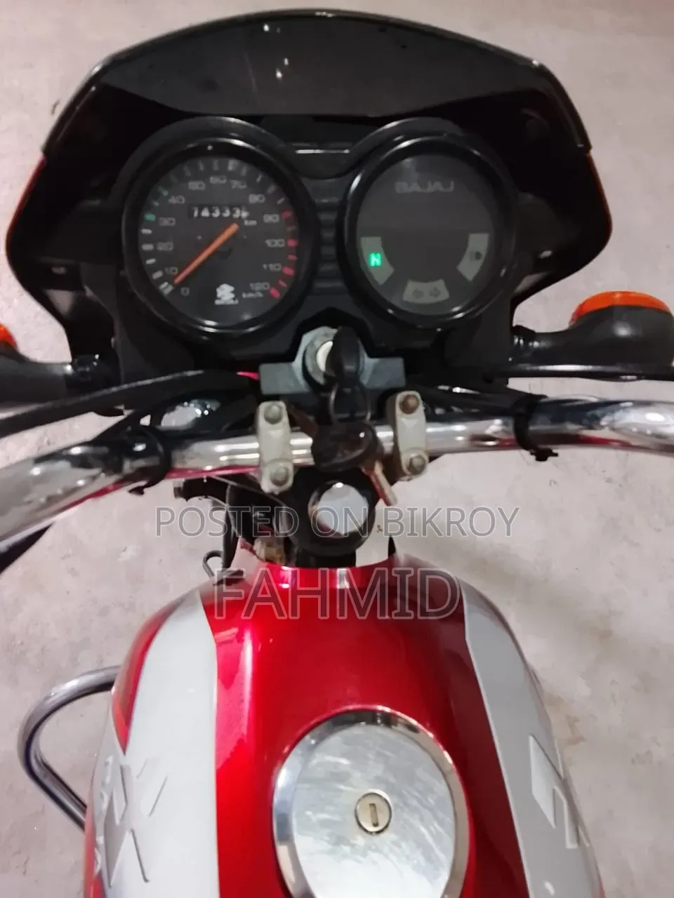 বাজাজ সিটি ১০০ ২০১২ রেড