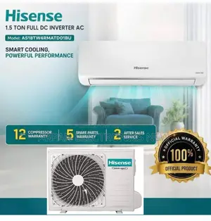 Hisense Inverter AC 1.5 Ton with 12 Years Compressor Warranty