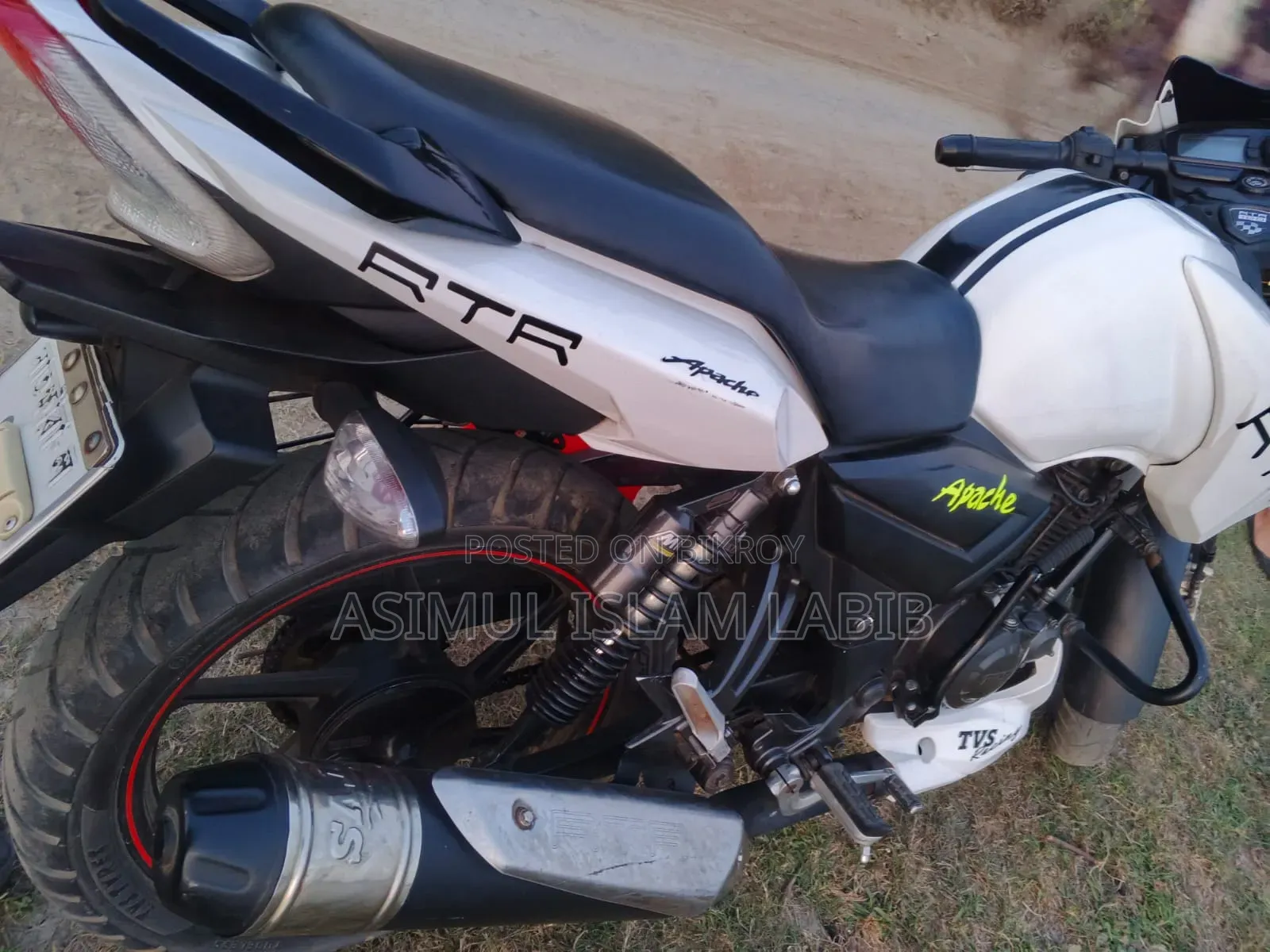 TVS Apache RTR 160 2V 2017 White