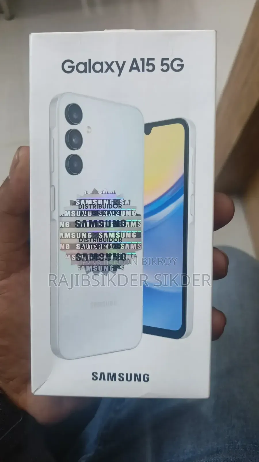 স্যামসাং গ্যালাক্সি এ১৫ ৫জি ২৫৬ জিবি সাদা