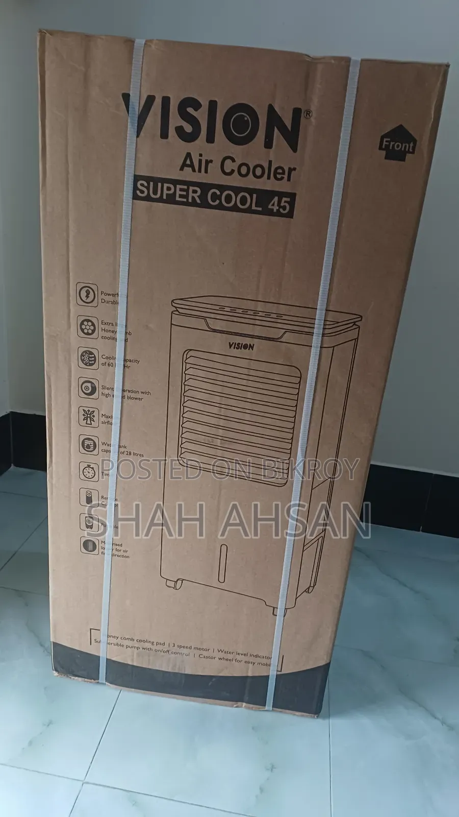 Brand New Unopened Box Vision Air Cooler 45 With 1 Year Warranty Card